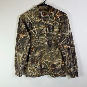 Vintage! Russell Outdoors Explorer Men’s Size S Camo Pocket Tee T-Shirt Y2K